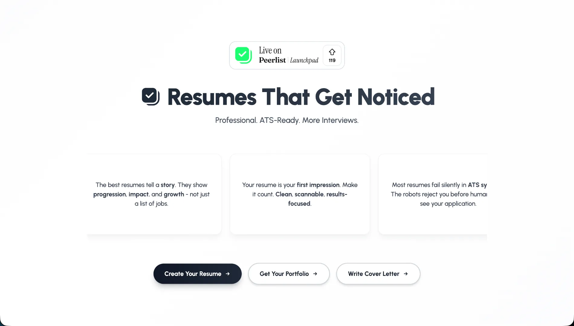 Career Resume Builder screenshot